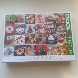 Eurographics Christmas Delights 1000 Pieces Holiday Cookies  Winter Puzzle